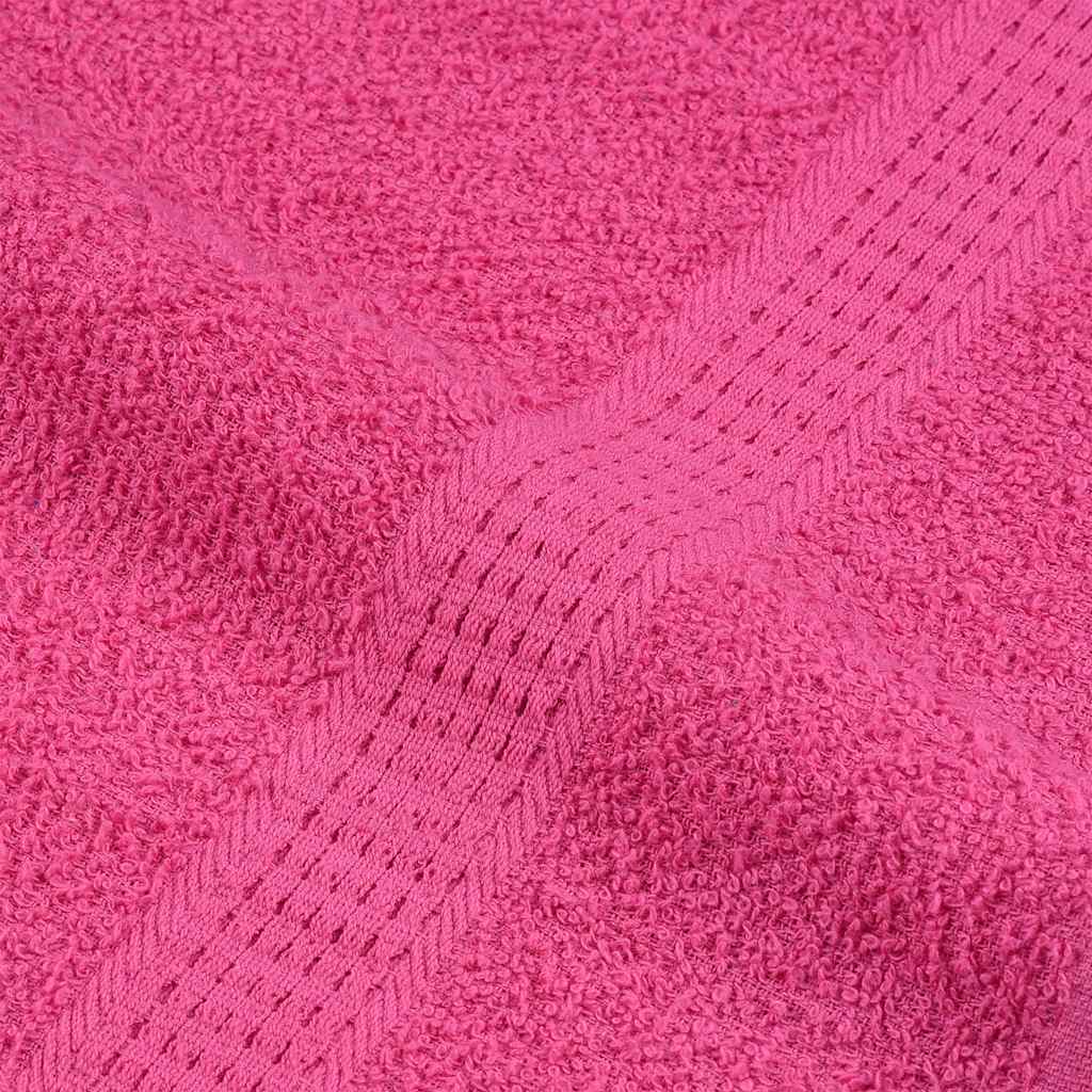 Handdoeken 10 st 100x200 cm 360 g/m² 100% katoen roze