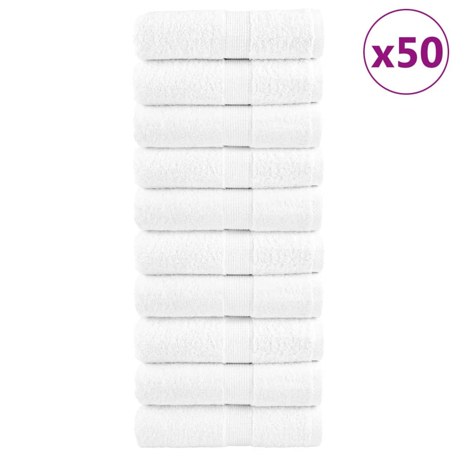 Washandjes SOLUND 50 st hoogwaardig 600 g/m² 15x21 cm