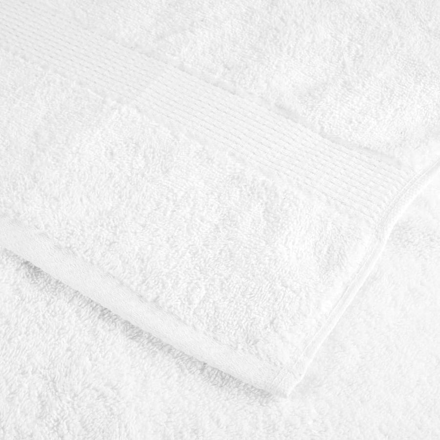 Washandjes 2 st hoogwaardig 600 g/m² 30x30 cm 100% katoen wit