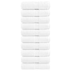 Premium washcloths SOLUND 10 pieces 30x30 cm 600 g/m² white