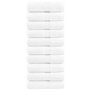 Premium washcloths SOLUND 10 pieces 30x30 cm 600 g/m² white