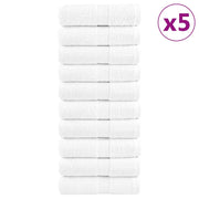 Washandjes 50 stuks 30x30 cm 600 g/m² wit