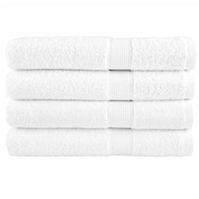 Saunadoeken 4 st hoogwaardig 600 g/m² 80x200 cm 100% katoen wit