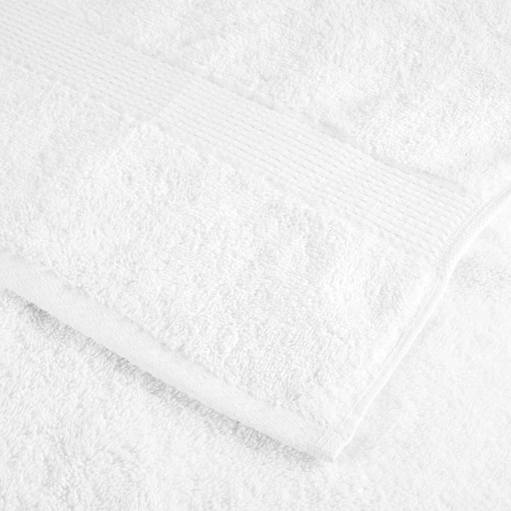 Handdoeken 25 st hoogwaardig 600 g/m² 100x200cm 100% katoen wit