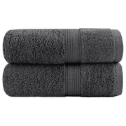 Premium washcloths SOLUND 2-pack anthracite 30x30 cm 600 g/m²