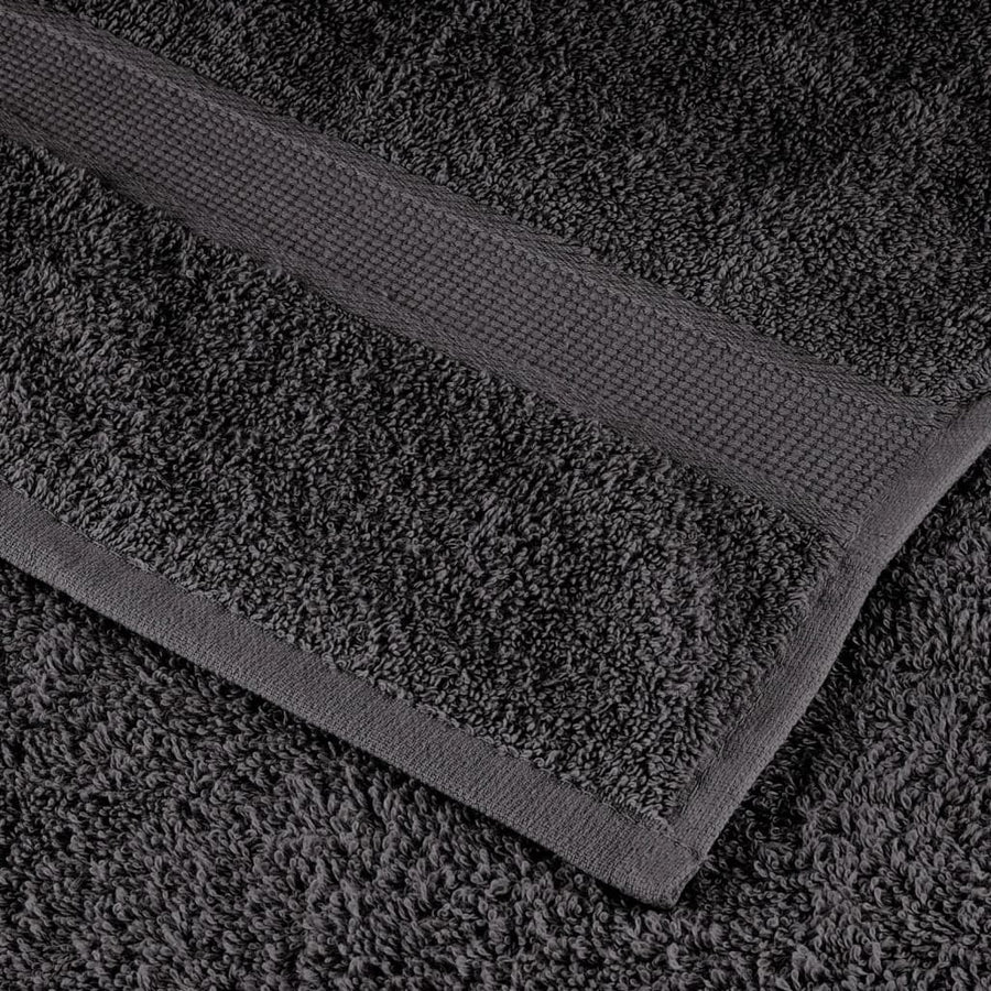 Washandjes 4 st 600 g/m² 30x30 cm 100% katoen antracietkleurig
