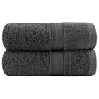 Guest towels SOLUND 2 pcs 600 gsm 30x50 cm anthracite