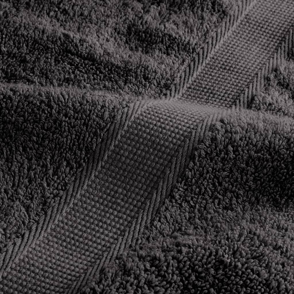 Gastendoekjes 50 st 600 g/m² 30x50 cm 100% katoen antraciet