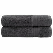 Towels SOLUND 2 pcs 600 gsm 50x100 cm anthracite