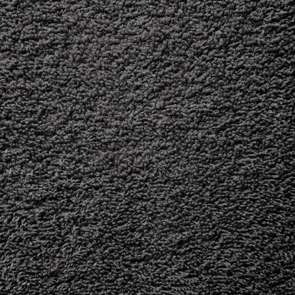 Badhanddoeken 25 st 600 g/m² 70x140 cm 100% katoen antraciet