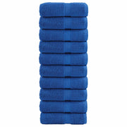 Premium washcloths SOLUND 10 pieces blue 30x30 cm 600 gsm