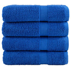 Badhanddoek 100x150 cm blauw 4 stuks