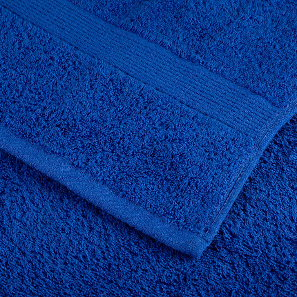 Saunadoeken SOLUND 2 st 600 g/m² 80x200 cm blauw