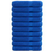 Saunadoeken 10 st 80x200 cm blauw 600 g/m²