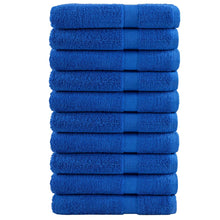 Saunadoeken 10 st 600 g/m² 80x200 cm 100% katoen blauw