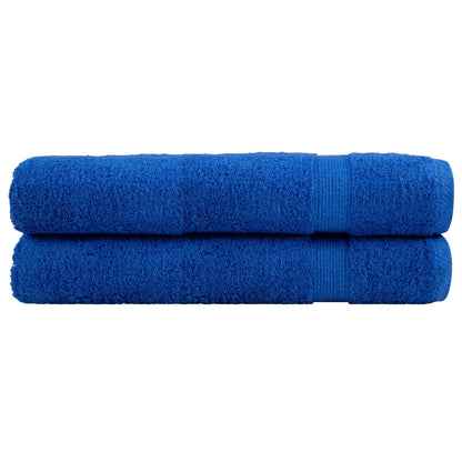 Handdoeken SOLUND 2 st 600 g/m² 100x200 cm blauw