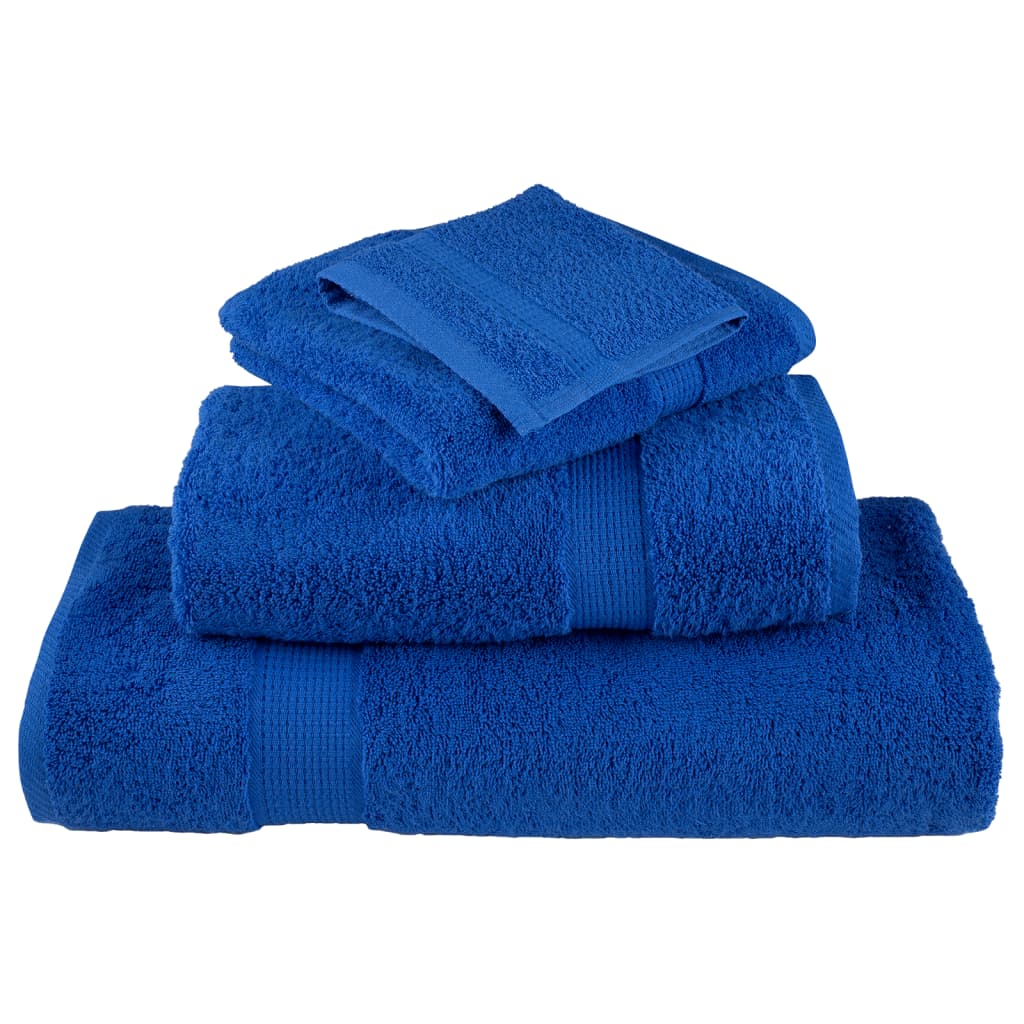 Handdoeken SOLUND 2 st 600 g/m² 100x200 cm blauw