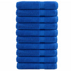 Towels SOLUND 10 pcs 600 gsm 100x200 cm blue