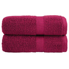 Premium washcloths SOLUND 2 pieces Bordeaux 30x30cm 600 g/m²