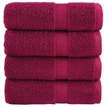 Gastendoekjes Solund 600 G/M² Bordeauxrood 4 30 x 30 cm