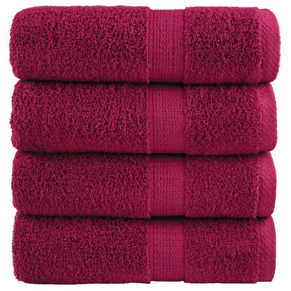 Gastendoekjes Solund 600 G/M² Bordeauxrood 4 30 x 30 cm