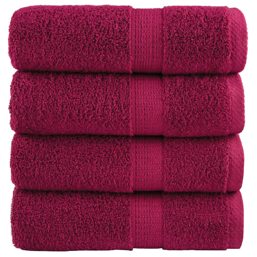 Gastendoekjes Solund 600 G/M² Bordeauxrood 4 30 x 30 cm