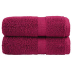 Guest towels SOLUND 2 pcs 600 gsm 30x50 cm burgundy