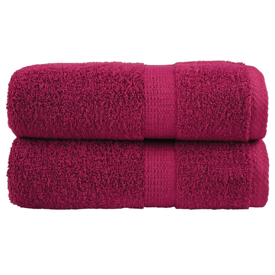 Gastendoekjes Solund 600 G/M² Bordeauxrood 2 30 x 50 cm