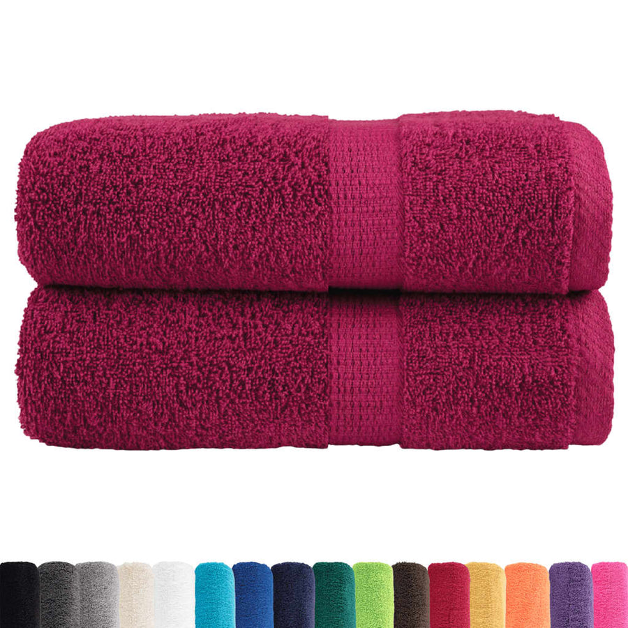 Gastendoekjes Solund 600 G/M² Bordeauxrood 2 30 x 50 cm