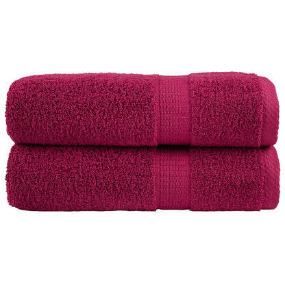 Badhanddoeken Solund 600 G/M² Bordeauxrood 2 70 x 140 cm
