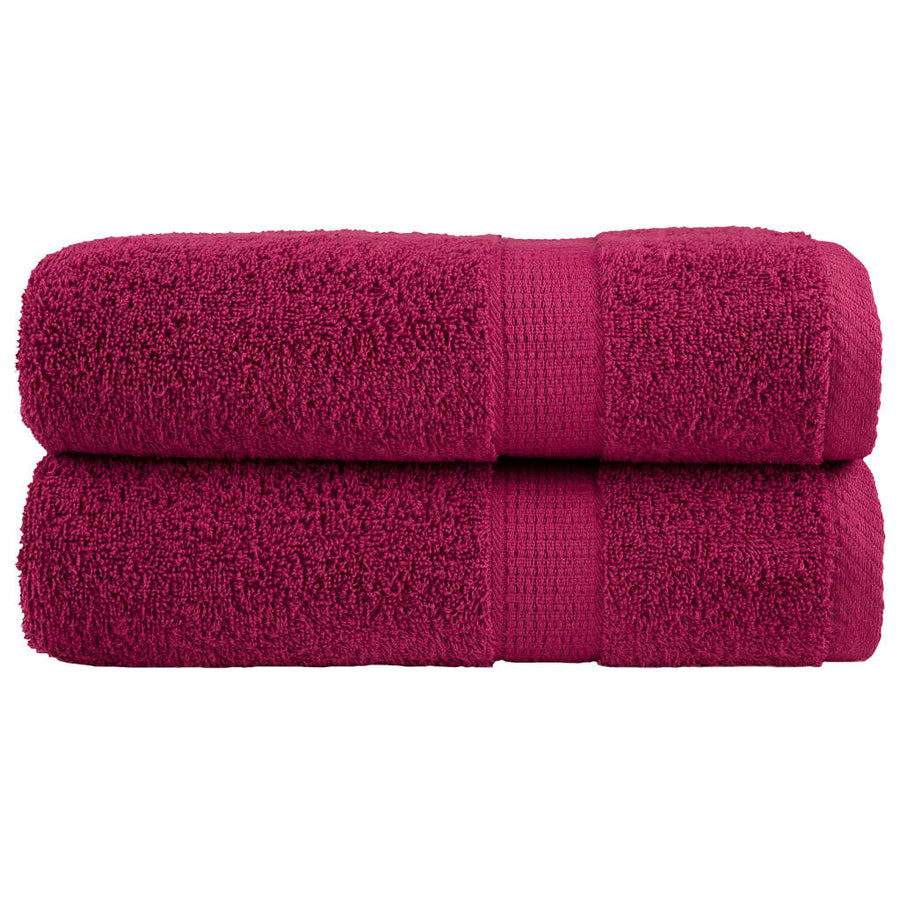 Badhanddoeken Solund 600 G/M² Bordeauxrood 2 70 x 140 cm