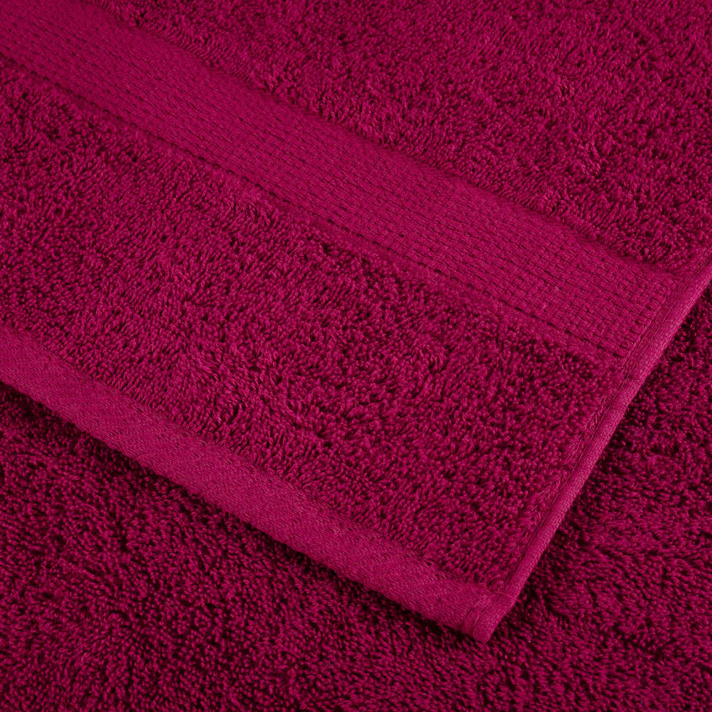 Badhanddoeken 10 st 600 g/m² 100x150 cm 100% katoen bordeaux