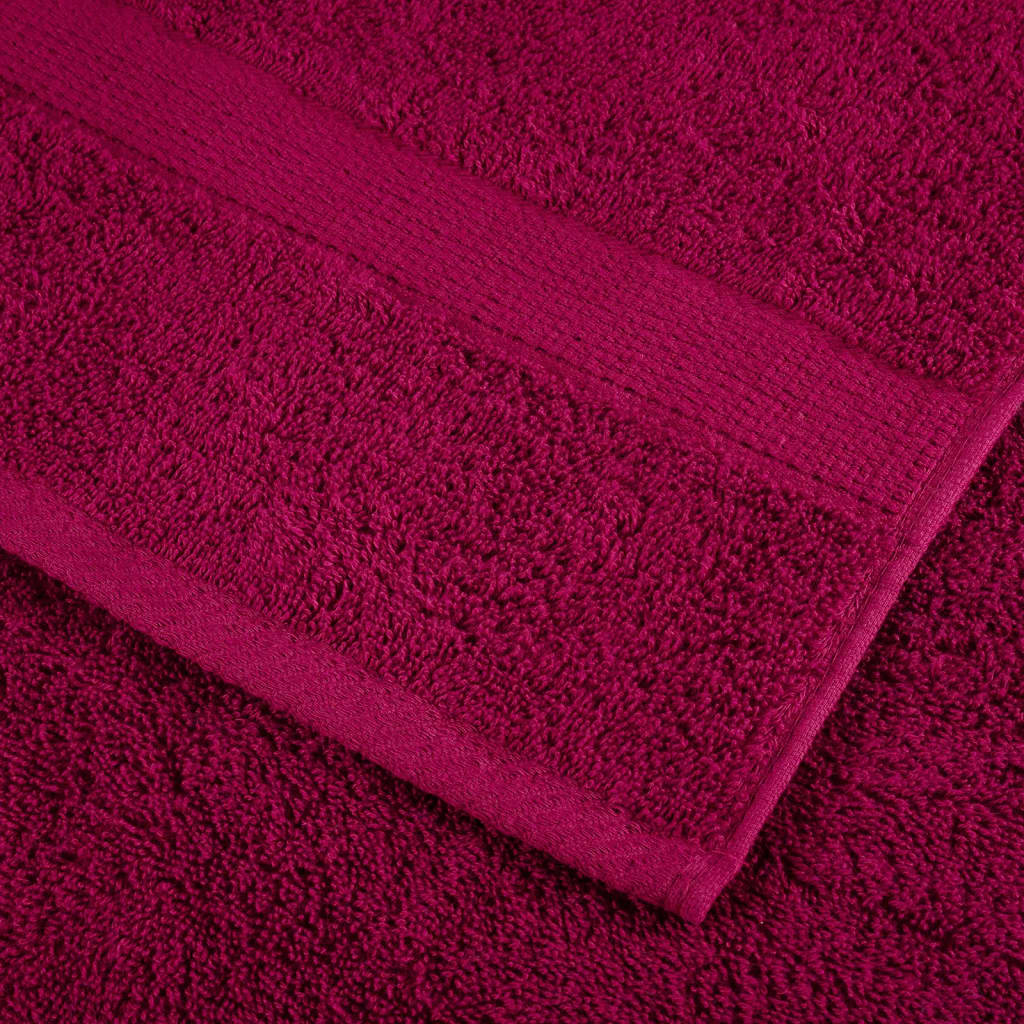 Saunahanddoeken 4 st 600 g/m² 80x200 cm 100% katoen bordeaux