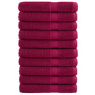 Towels SOLUND 10 pcs 600 gsm 100x200 cm burgundy