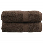 Guest towels SOLUND 2 pcs 600 gsm 30x50 cm brown