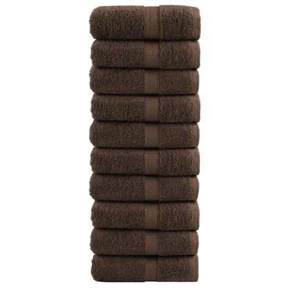 Gastendoekjes SOLUND 10 st 600 g/m² 30x50 cm bruin