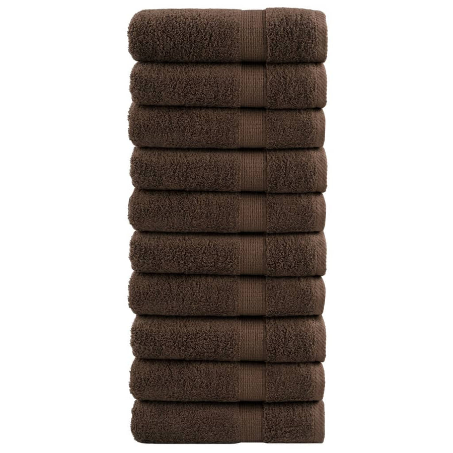 Badhanddoeken Solund 600 G/M² Bruin 10 70 x 140 cm