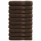 Sauna towels SOLUND 10 pcs 600 gsm 80x200 cm brown
