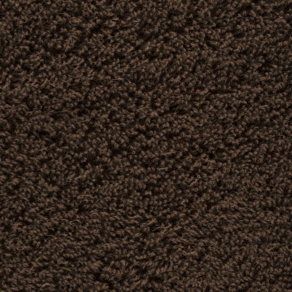 Saunadoeken 10 st 600 g/m² 80x200 cm 100% katoen bruin