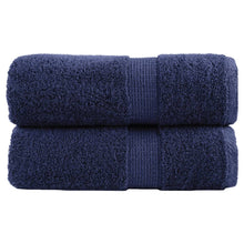 Washandjes 2 st 600 g/m² 30x30 cm 100% katoen marineblauw