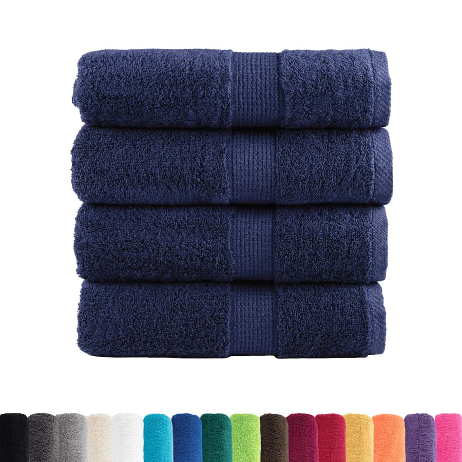 Gastendoekjes Solund 600 G/M² Marineblauw 4 30 x 30 cm