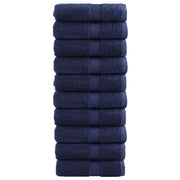 Premium washcloths SOLUND 10 pieces navy blue 30x30 cm 600 gsm