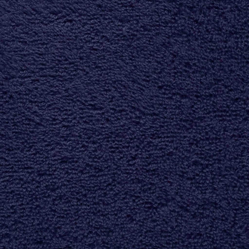Washandjes 10 st 600 g/m² 30x30 cm 100% katoen marineblauw