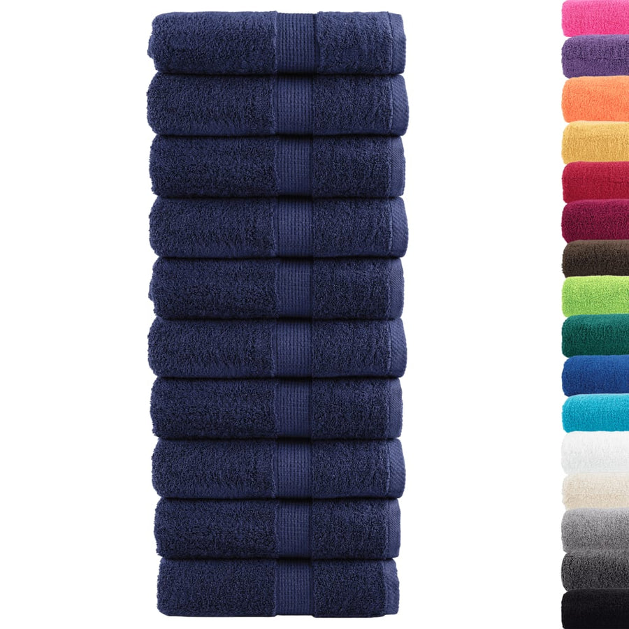 Gastendoekjes Solund 600 G/M² Marineblauw 10 30 x 50 cm