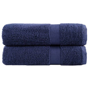 Towels SOLUND 2 pcs 600 gsm 50x100 cm navy blue