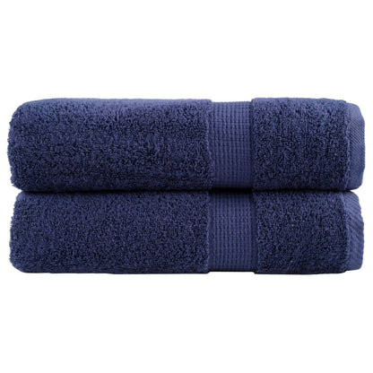 Handdoeken Solund 600 G/M² Marineblauw 2 50 x 100 cm