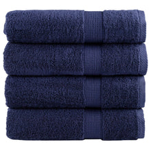 Handdoeken Solund 600 G/M² Marineblauw 4 50 x 100 cm
