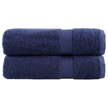Badhanddoeken Solund 600 G/M² Marineblauw 2 70 x 140 cm