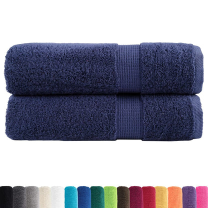 Badhanddoeken Solund 600 G/M² Marineblauw 2 70 x 140 cm