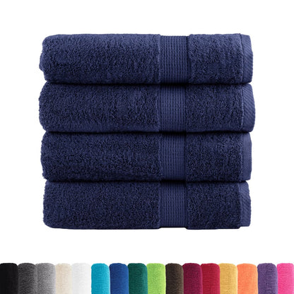 Badhanddoeken SOLUND 4 st 600 g/m² 70x140 cm marineblauw